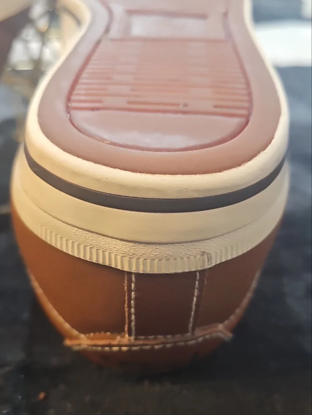 Polo by Ralph Lauren Tan Leather Low-Top Sneakers